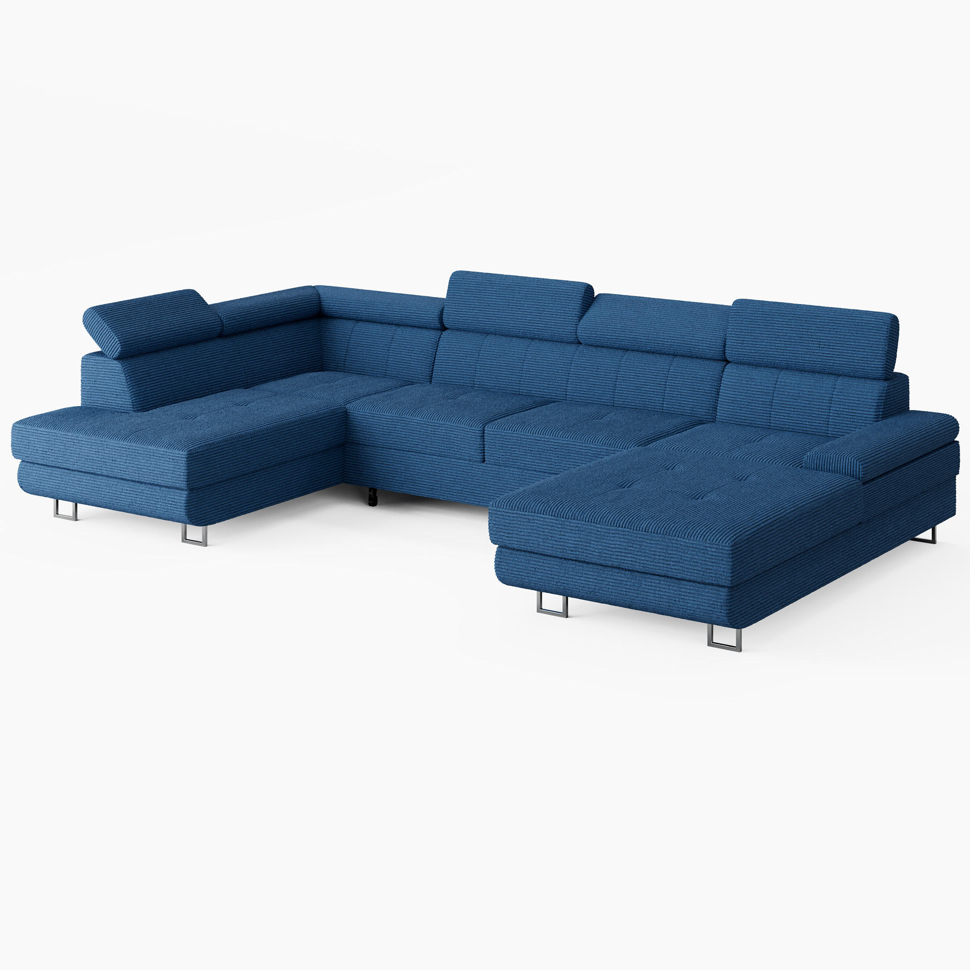 Barchello Wohnlandschaft Blau 335x90x190 cm