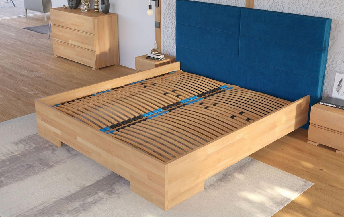 LATTENROST Borge 160/200 - Birkefarben, Holz (160/200cm) - Visby