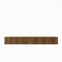 LOWBOARD CAVA 300/41/40 cm, Hängender TV-Schrank Eiche Artisan / Eichefarben - Eichefarben/Braun, Holzwerkstoff (300/41/40cm) - MASSENO