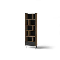 BÜCHERREGAL KREON 59/190,7/40 cm Wohnzimmerregal Hochschrank Regal Braun - Braun, Holzwerkstoff (59/190.7/40cm) - MASSENO