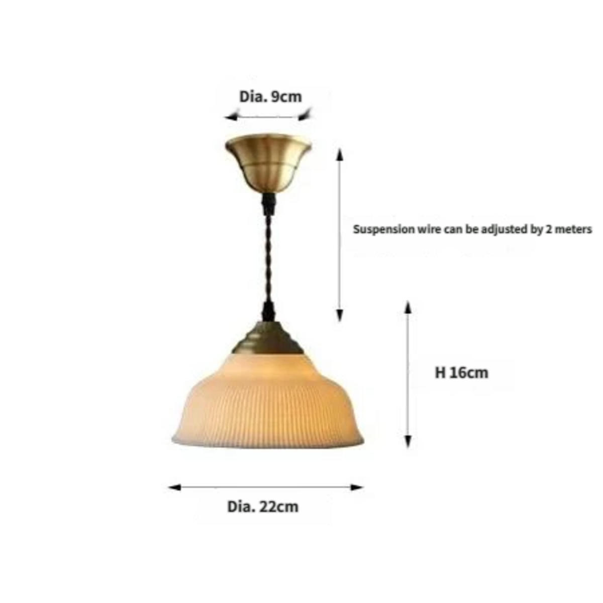 LED-HÄNGELEUCHTE Weiß 8W 22/22/16-200 cm - Weiß, Metall (22/22/16cm) - Authentics