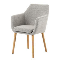 ARMLEHNENSTUHL - Grau, Textil (58/84/58cm) - home24