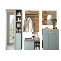 GARDEROBE 264/202/38 cm - Salbeigrün, Holz (264/202/38cm) - moebel dich auf