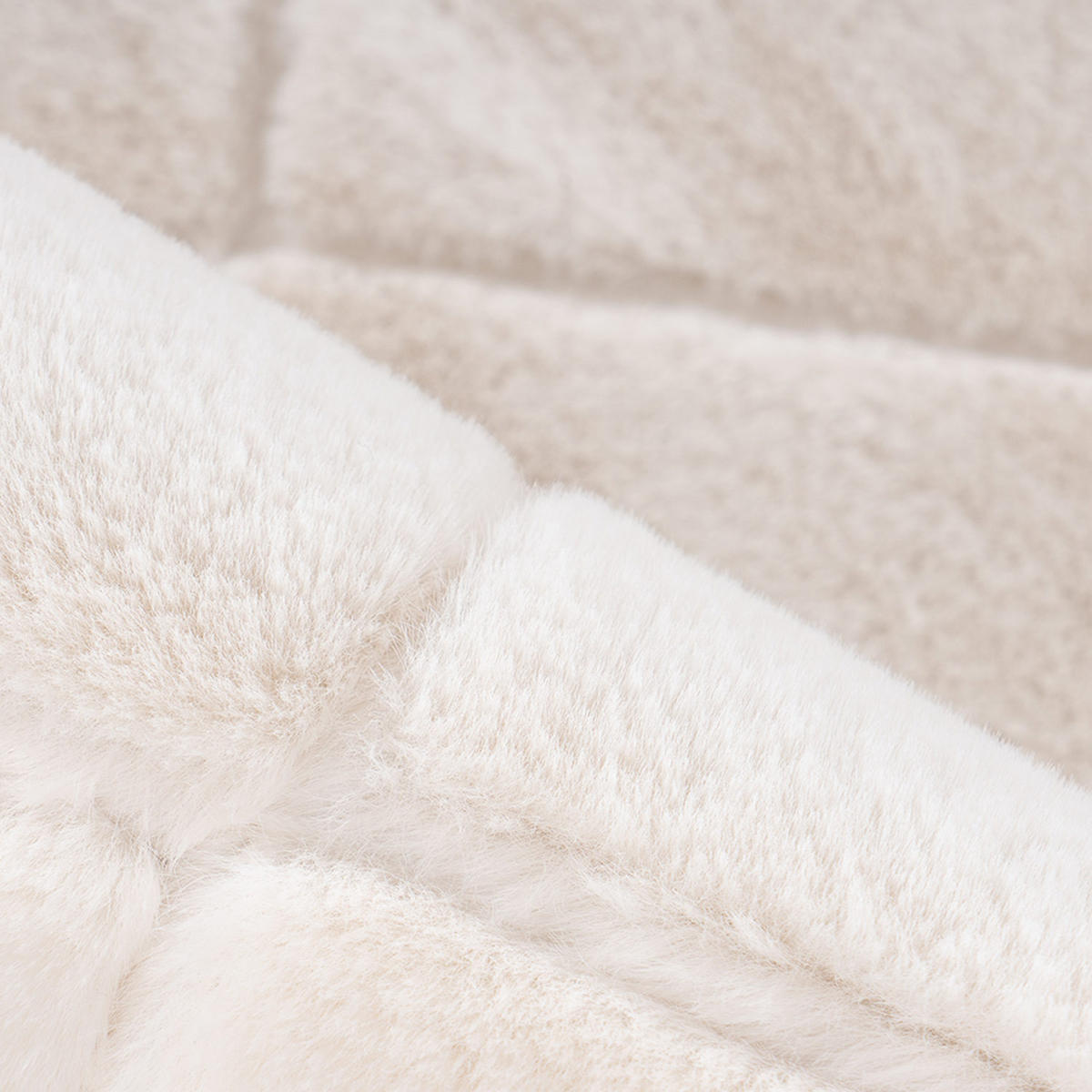 HOCHFLOR-TEPPICH Moment 600 Ivory 160x230 cm - Creme, Textil (160/230cm) - carpet city