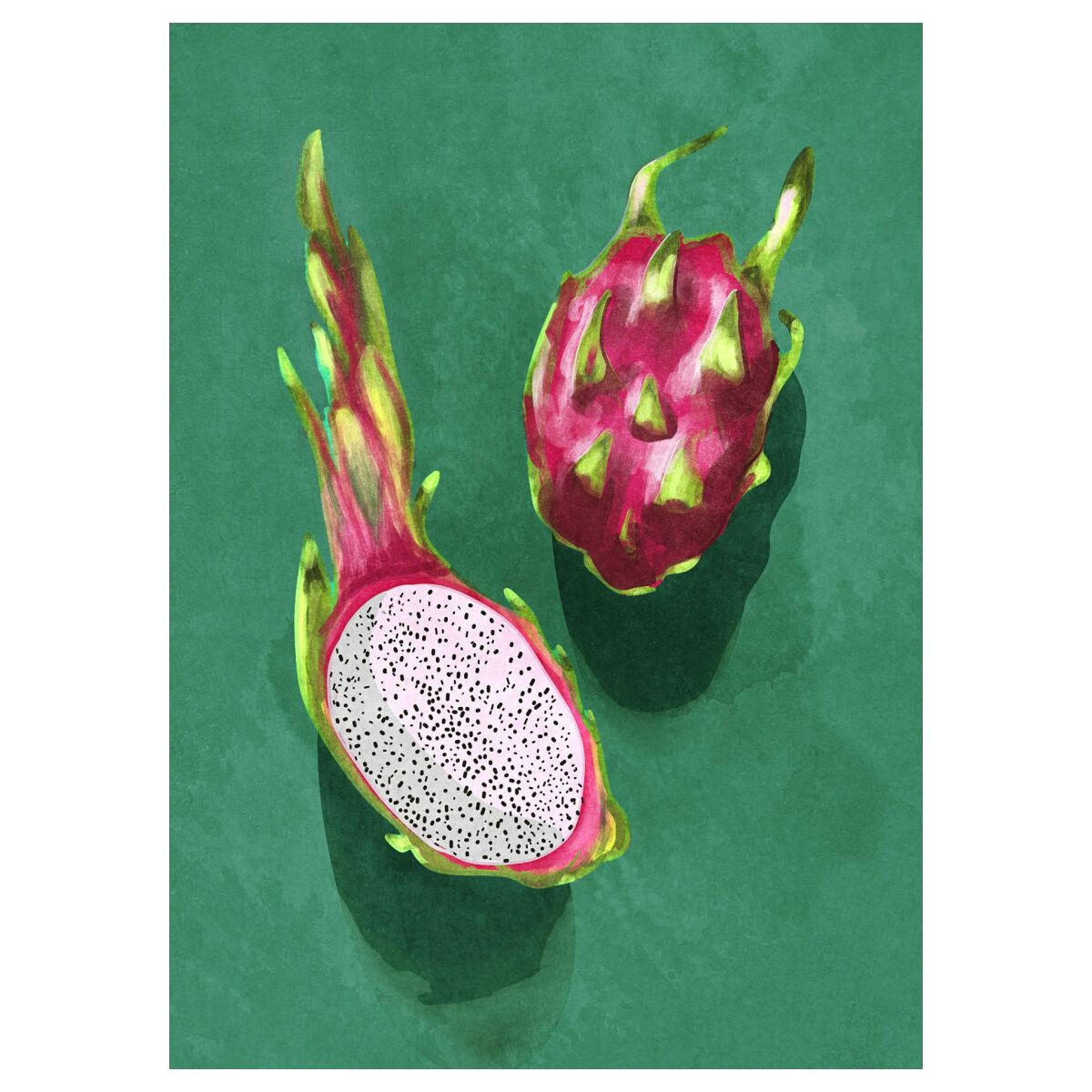POSTER Raissa Oltmanns - Dragonfruit - Multicolor, Papier (50/70/0.1cm) - Poster&Frame