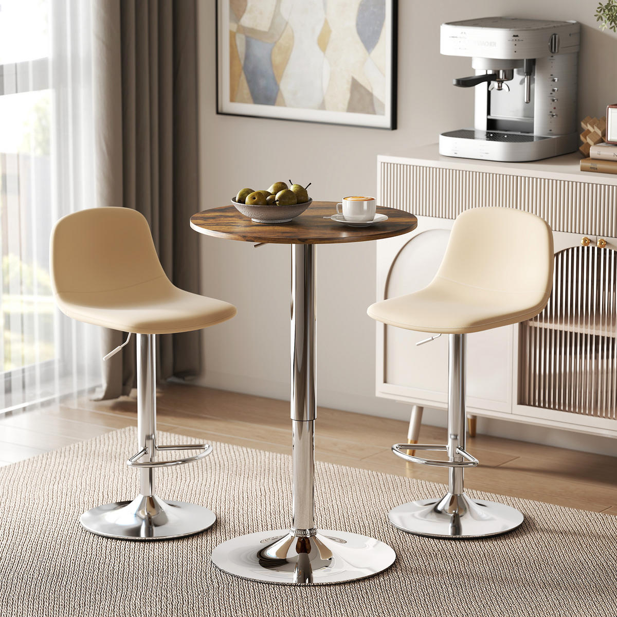 BARTISCH Braun 1 Stück - Braun, Metall (60/60/93cm) - GiPP