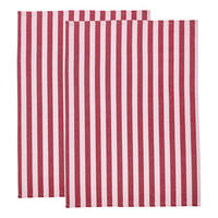 KÜCHENTUCH (2er-Set) Vegas Stripes - Bordeaux/Rosa, Textil (50/70cm) - Butlers