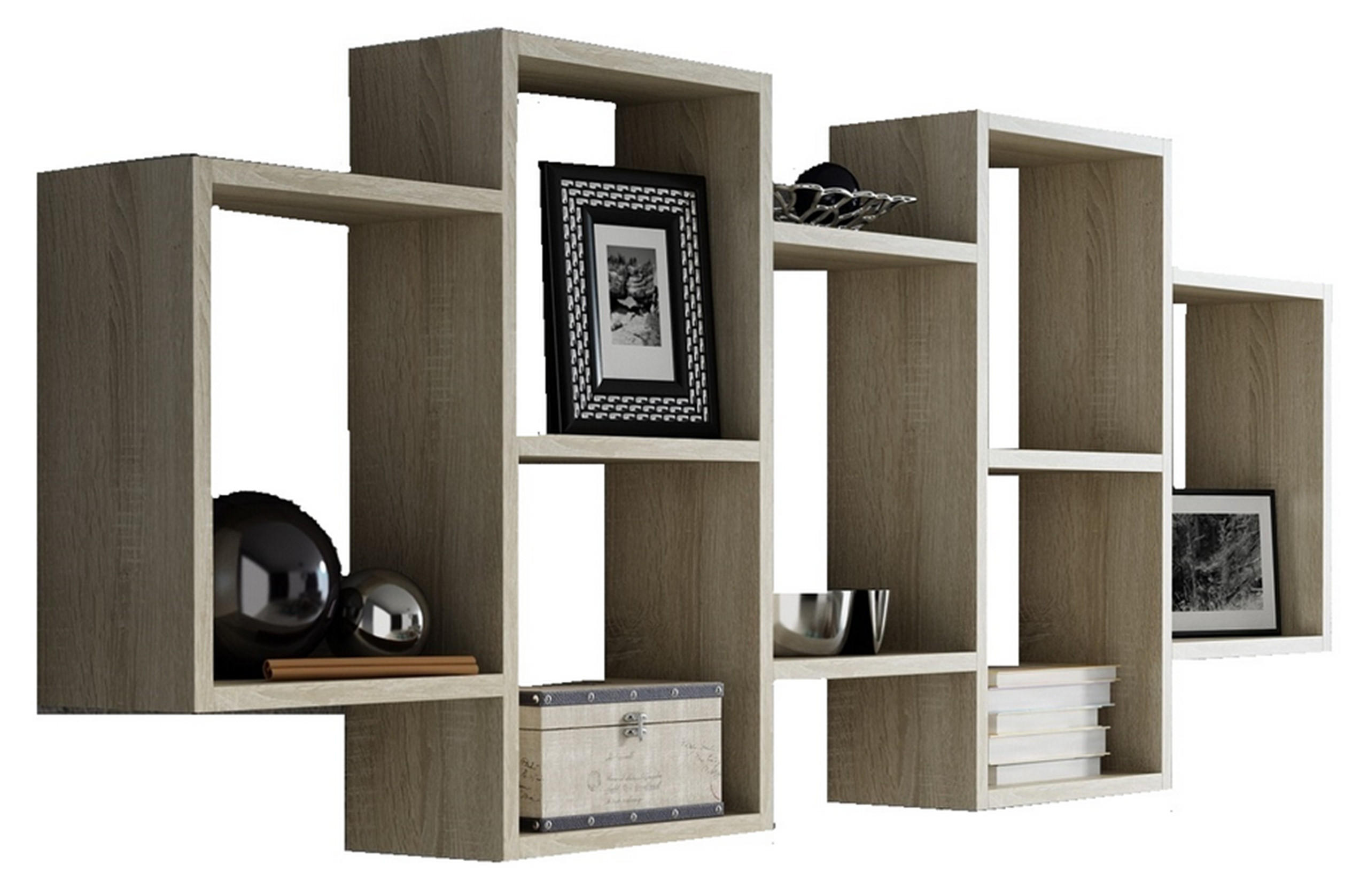 WANDREGAL Polon BIS Sonoma Eiche 147/21/65 cm - Sonoma Eiche, Holzwerkstoff (147/65/21cm) - Matkam Möbel