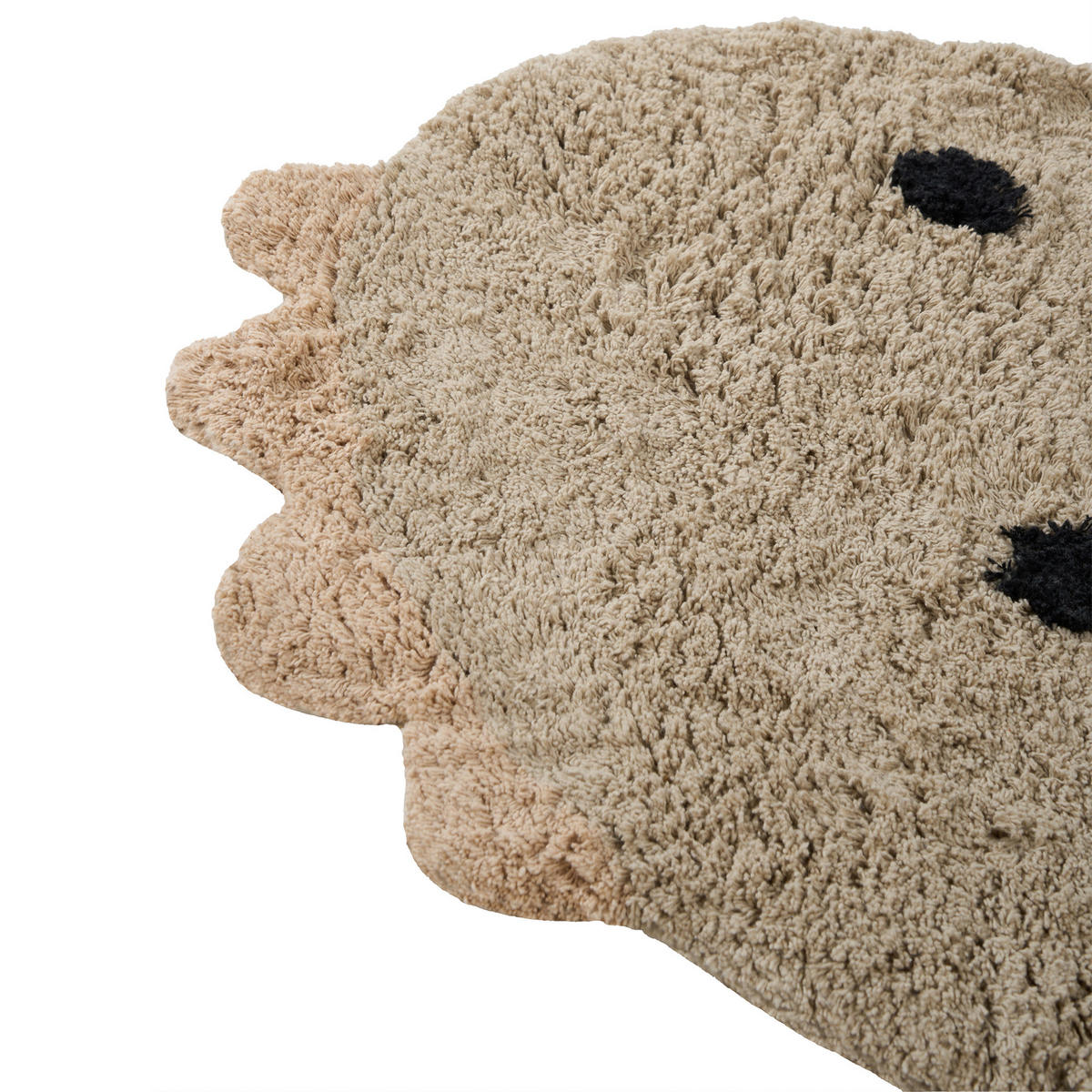 DĚTSKÝ KOBEREC Světle hnědý 80/120 cm Bavlna Rexy - hnědá/světle hnědá, textil (80/120cm) - Beliani