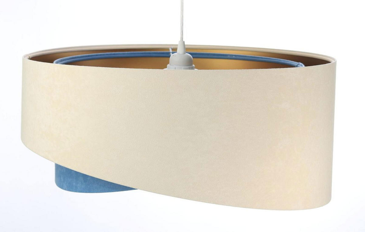 HÄNGELEUCHTE Gold 50/23 cm - Goldfarben, Kunststoff (50/1.3/23cm) - ONZENO