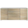 SIDEBOARD Rova Eiche sägerau - Eiche San Remo, Holzwerkstoff (166.5/75.5/35cm) - Vladon