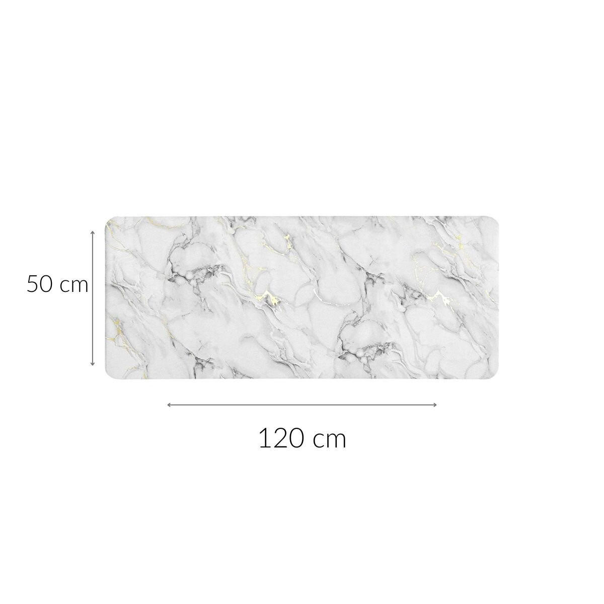 BADEMATTE Muster 50/120 cm - Perlmutt, Textil (50/120cm) - Douceur d´intérieur