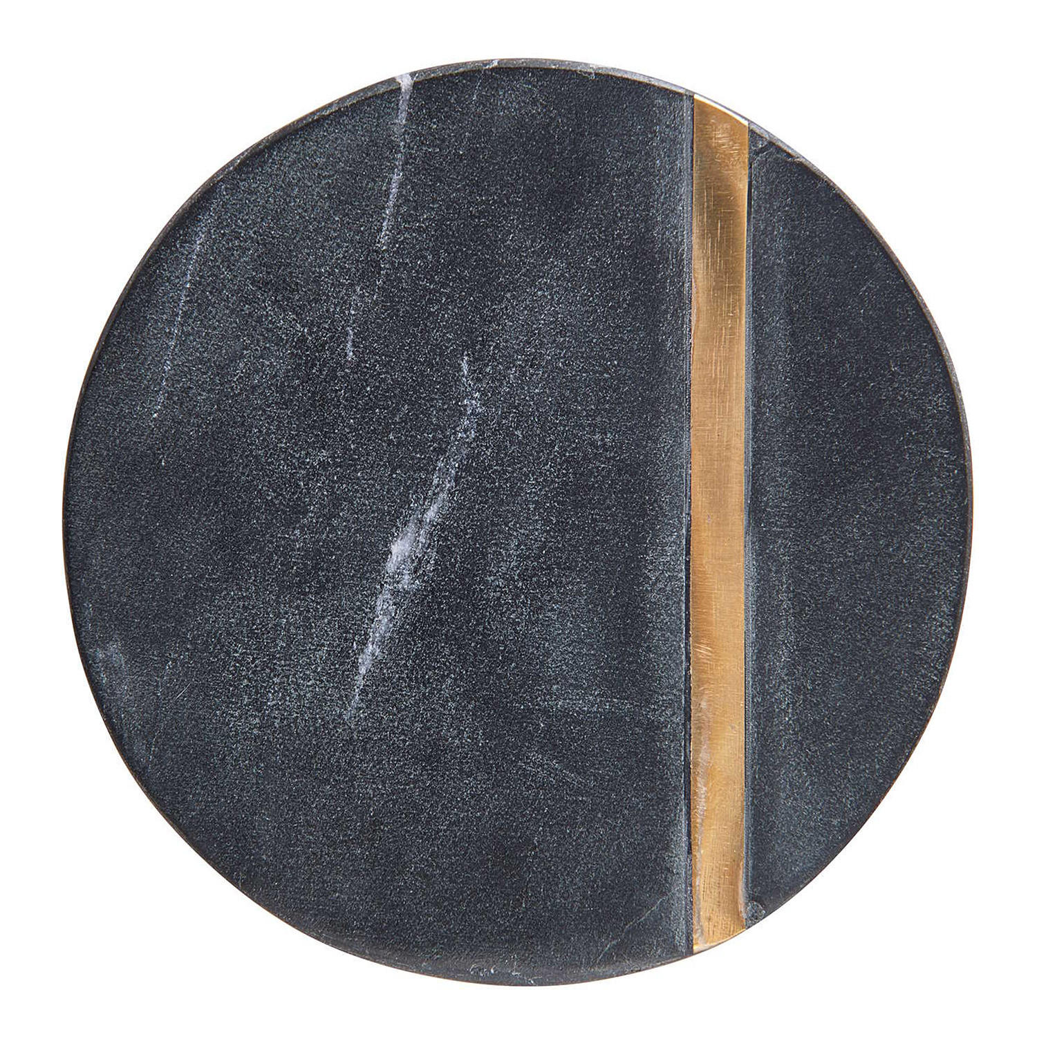 UNTERSETZER (4er Set) Marble - Goldfarben/Schwarz, Stein (10/10cm) - BUTLERS