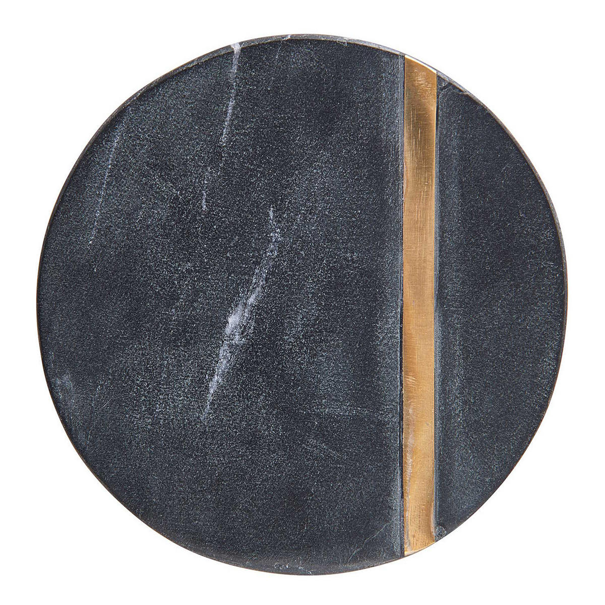 UNTERSETZER (4er Set) Marble - Goldfarben/Schwarz, Stein (10/10cm) - BUTLERS