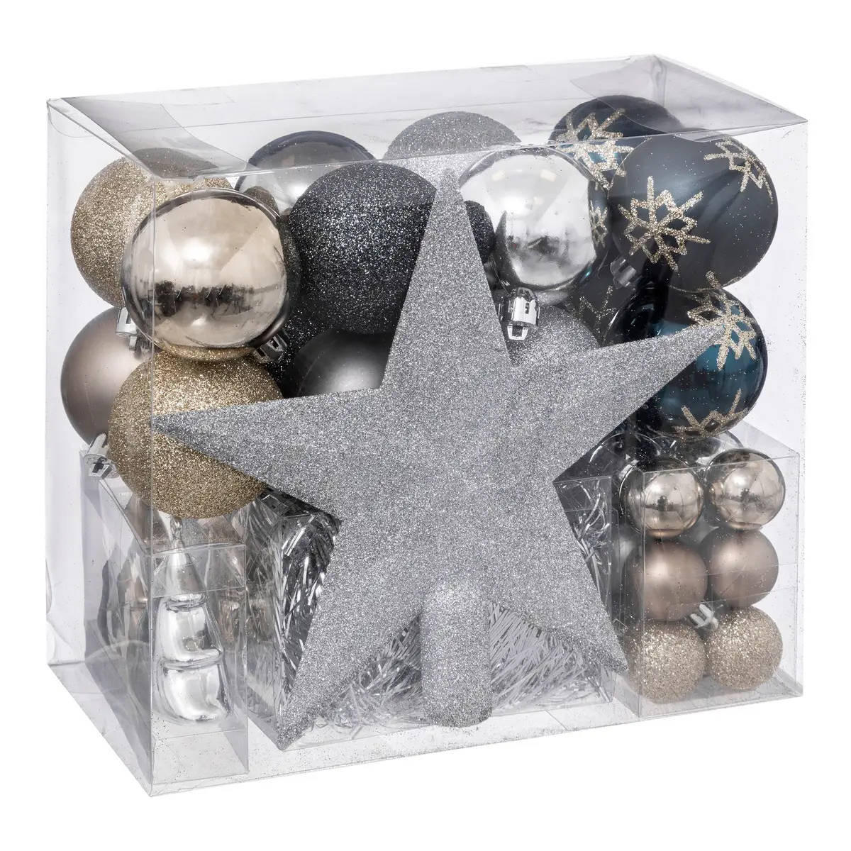 WEIHNACHTSSCHMUCK 44er-Set - Multicolor, Kunststoff (2.5/21/20cm) - Atmosphera Createur d´interieur