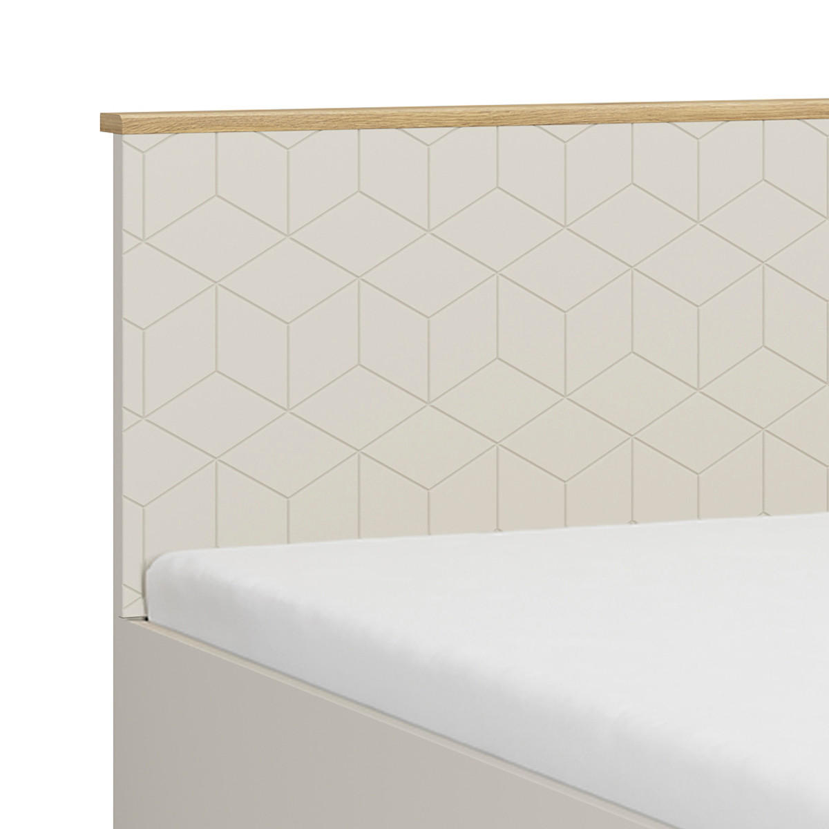 BETT 160/200 Naya Kaschmir - Beige, Holzwerkstoff (160/200cm) - Petits-meubles