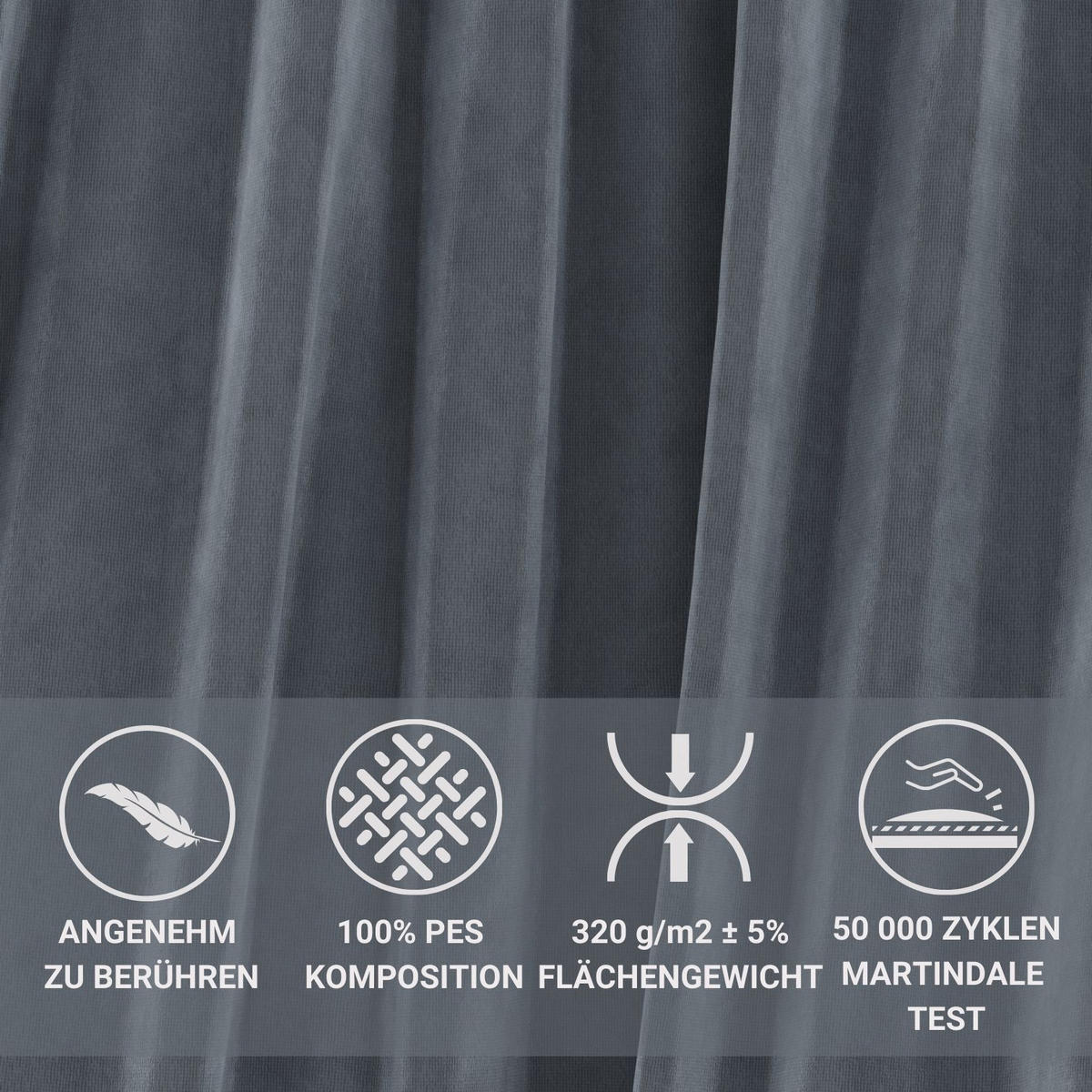 BOXSPRINGBETT Ava Grau 180/200 cm - Schwarz/Grau, Holz/Holzwerkstoff (180/200cm) - Maison de Reve