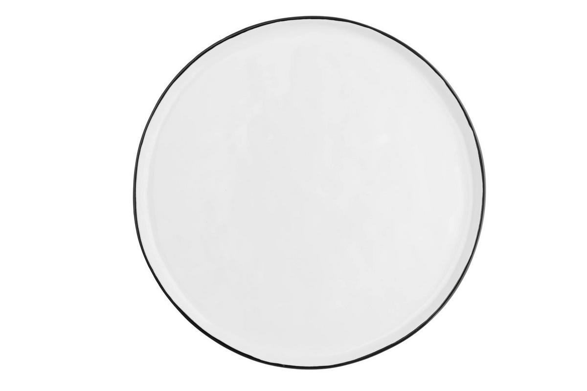 TELLER Pure Ø27,5cm - 4er-Set - Schneeweiß - Weiß, Keramik (27.5cm) - Björn