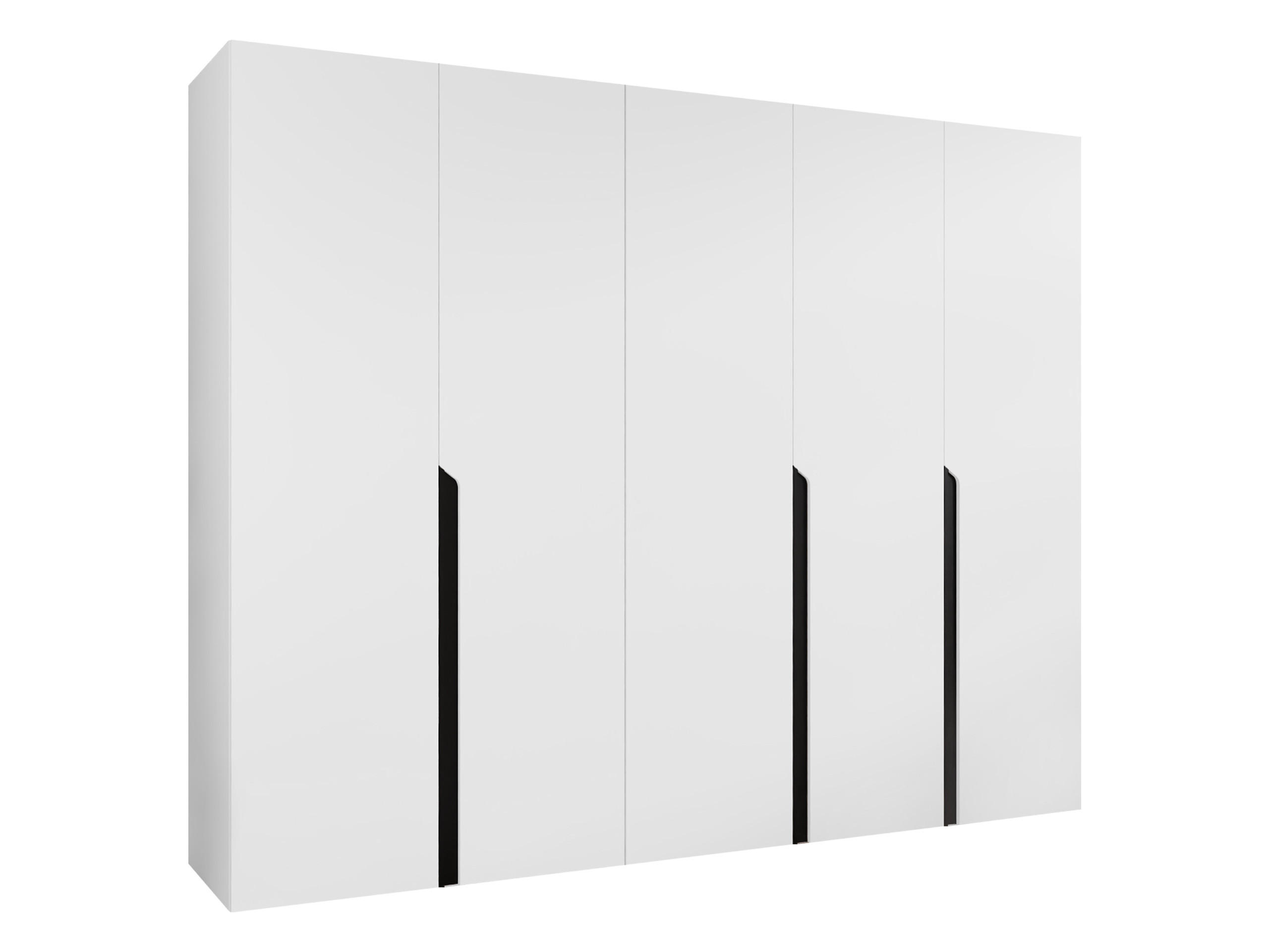 DREHTÜRENSCHRANK Mila I 250 - Schwarz/Weiß, Holzwerkstoff/Kunststoff (250/202/52cm) - MIRJAN24