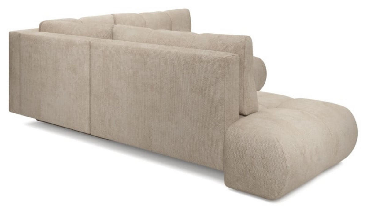 ECKSOFA Beige SOHI Flow 02 Ausziehbar Mit Schlaffunktion - Beige, Textil (266.5/266.5cm) - Sepro Meble