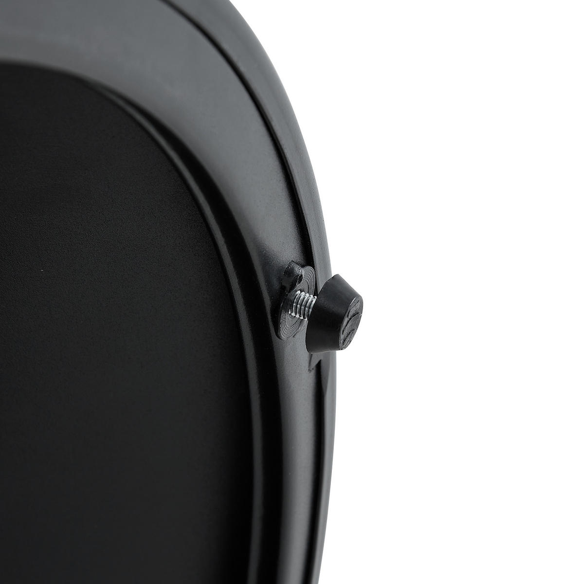 COUCHTISCH-SET DE-37439 2er-Set konusförmig mit Walnussoptik Schwarz - Walnussfarben, Metall (50/50/50.5cm) - ComfortXL