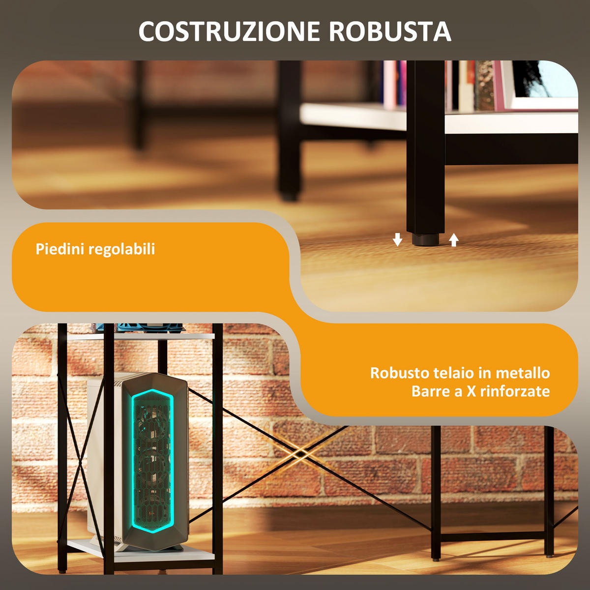 BÜROTISCH Weiß 1 Stück - Weiß, Holzwerkstoff (137/140/139.5cm) - GiPP
