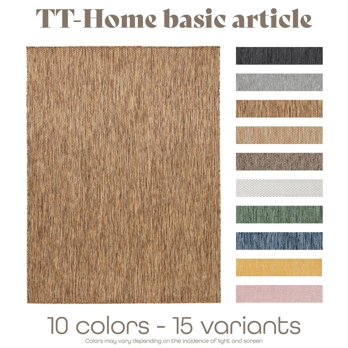 OUTDOORTEPPICH Coffee 300 x 400 cm - Dunkelbraun, Kunststoff (300/400cm) - TT Home