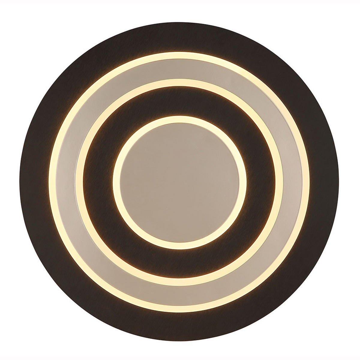 LED DECKENLEUCHTE Metall Champagner - Champagner, Metall (48/48/6.2cm) - Globo Lighting