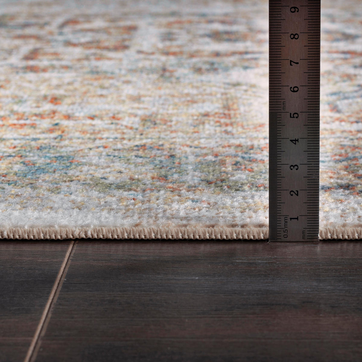 WASCHBARER TEPPICH Alora Rund Ø 200 cm Dunkelorange - Dunkelorange, Textil (200/200cm) - LIVABLISS