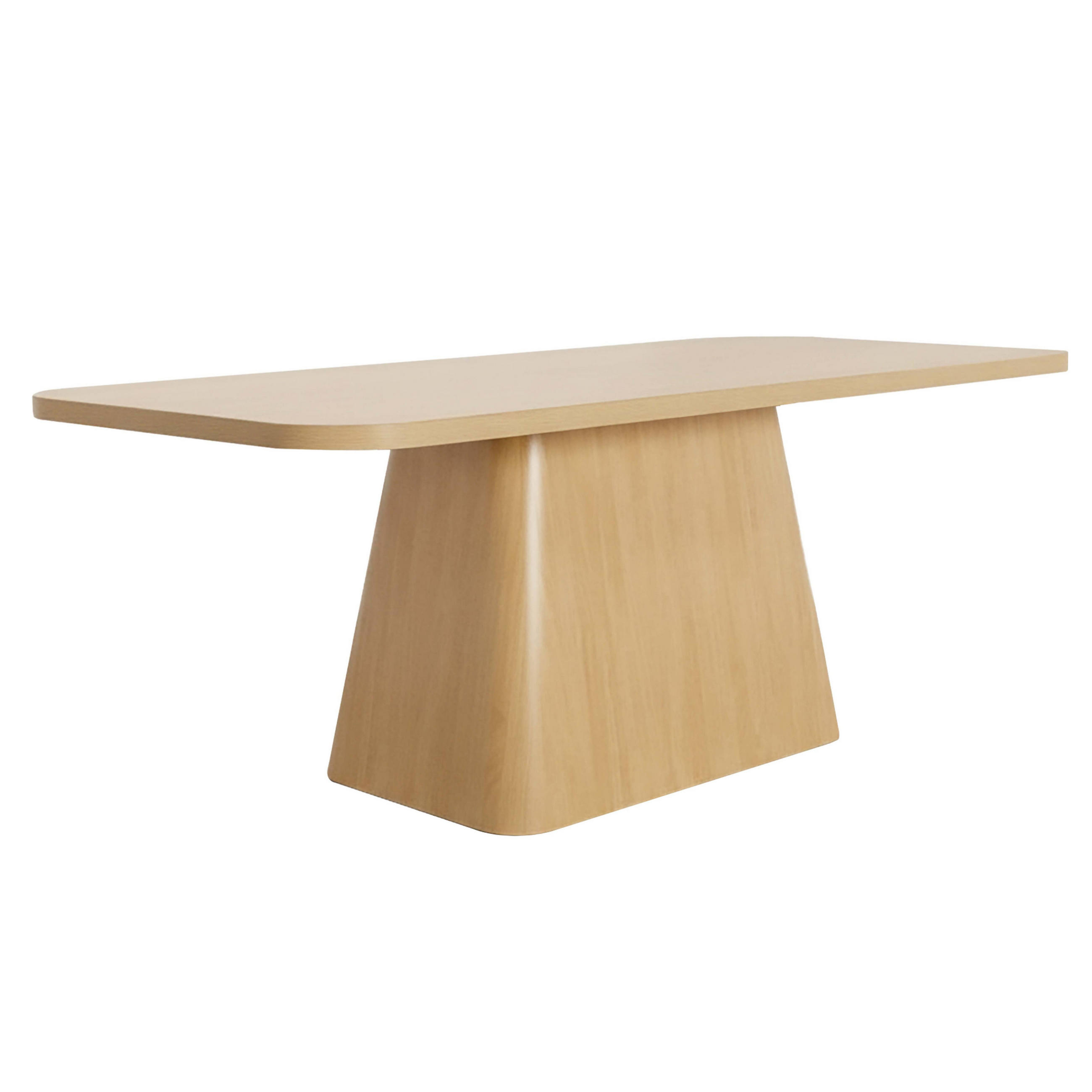 ESSTISCH, helles Holzeffekt - Beige, Holz (180/90/75cm) - Oviala