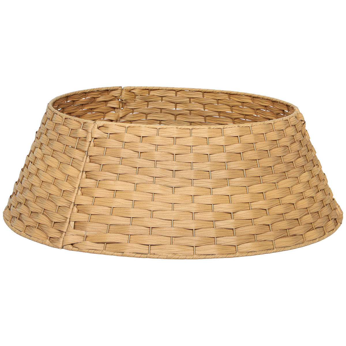 WEIHNACHTSBAUMKORB aus Rattan Naturfarben 68.0/68.0/22.0cm - Naturfarben, Kunststoff (68/22/68cm)