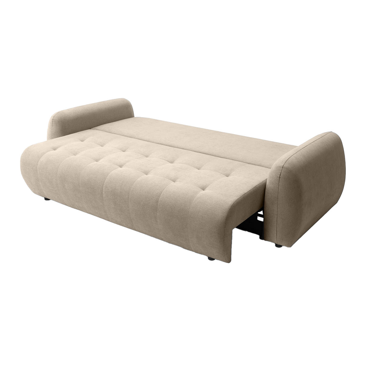 SOFA ARNIS mit Schlaffunktion, Beige - Beige, Textil (252/70/105cm) - Fedve