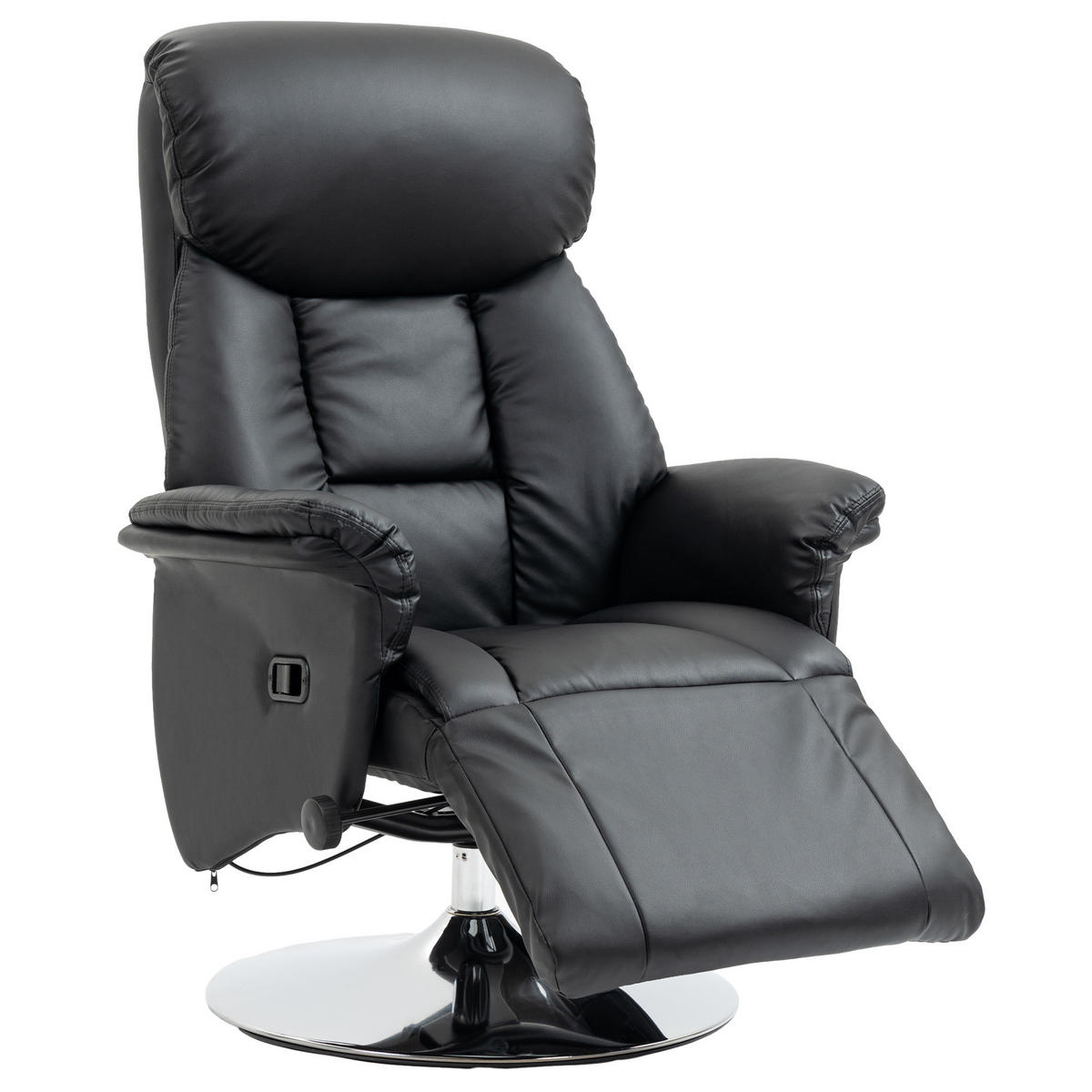 RELAXSESSEL DE-06360 mit Liegefunktion Schwarz - Schwarz, Metall (78/109/80cm) - ComfortXL