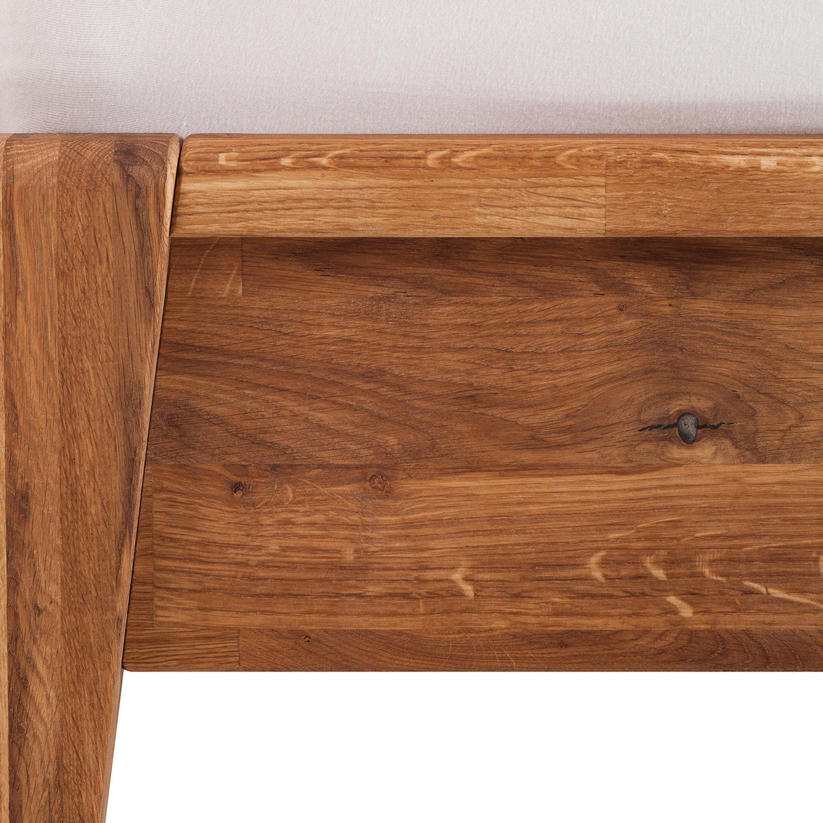 BETT - Massivholz - Eichefarben, Holz (140/200cm) - home24