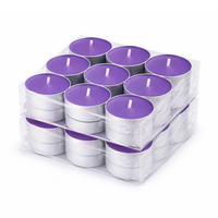 TEELICHT mit Duft - Flieder - 36er Pack - Flieder, Naturmaterialien (4/1.5/4cm) - HS Candle