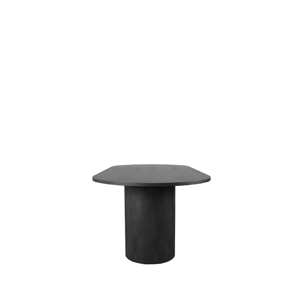 ESSTISCH Oliva Schwarz 120/240/75 cm - Schwarz, Holz (120/240/75cm) - LABEL51