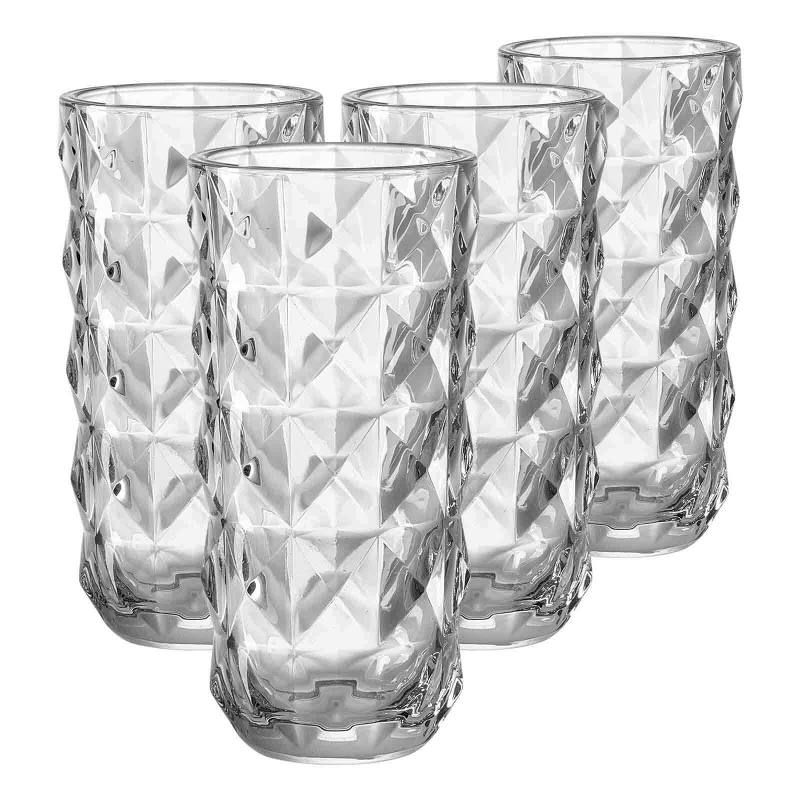 VASEN Luca transparent 19,5 cm 4er Set - Transparent, Glas (19.5cm) - Ritzenhoff Breker