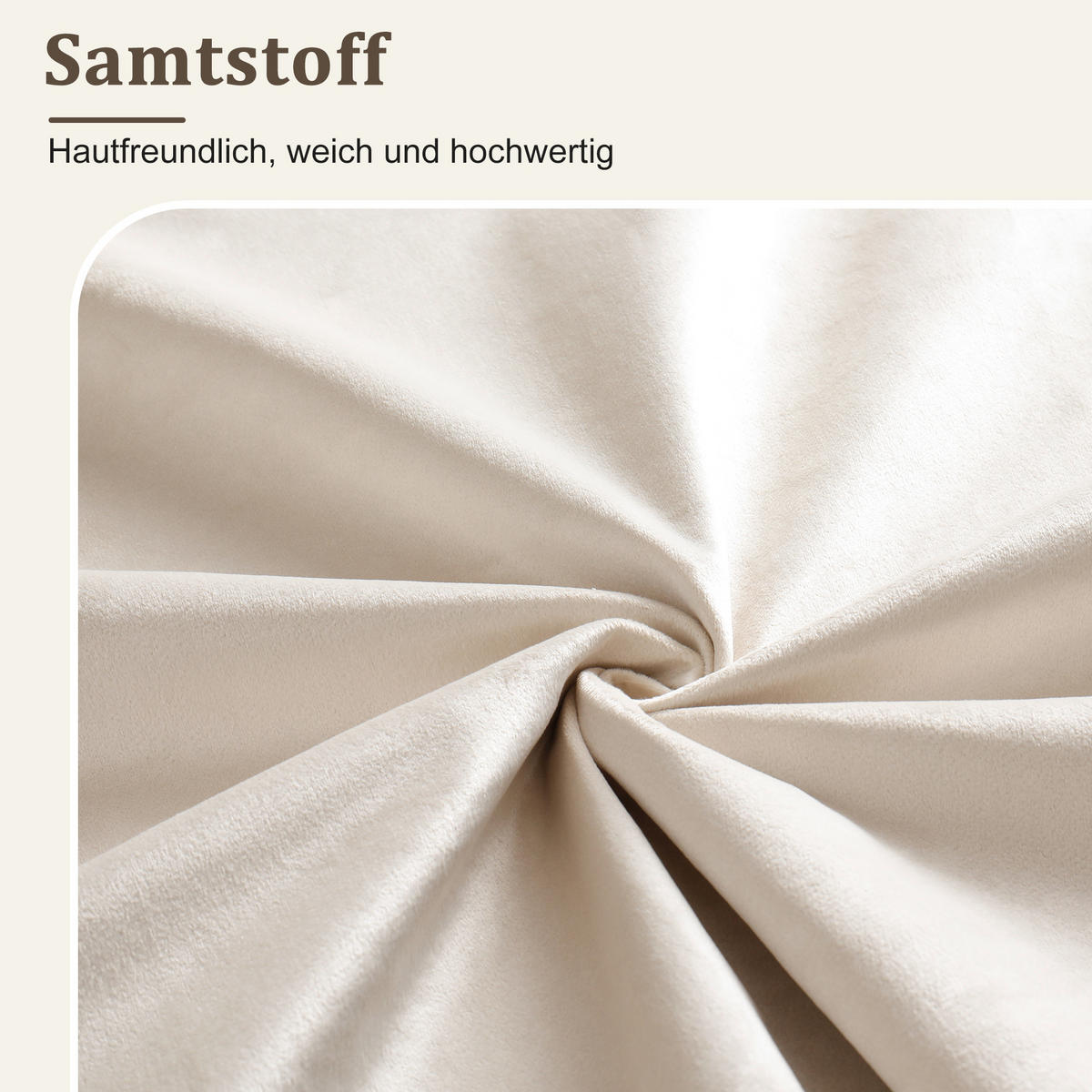 POLSTERBETT 140/190 cm in Beige Samt mit Bettkasten, LED und USB/Type-C - Beige, Holzwerkstoff/Textil (140/190cm) - WISHDOR