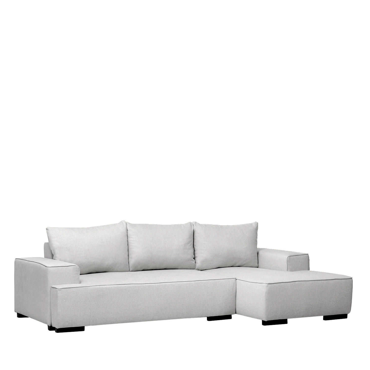 SCHLAFSOFA Alan Grau 250 cm x 80 cm - Grau, Textil (250/80/147cm) - Klast Home