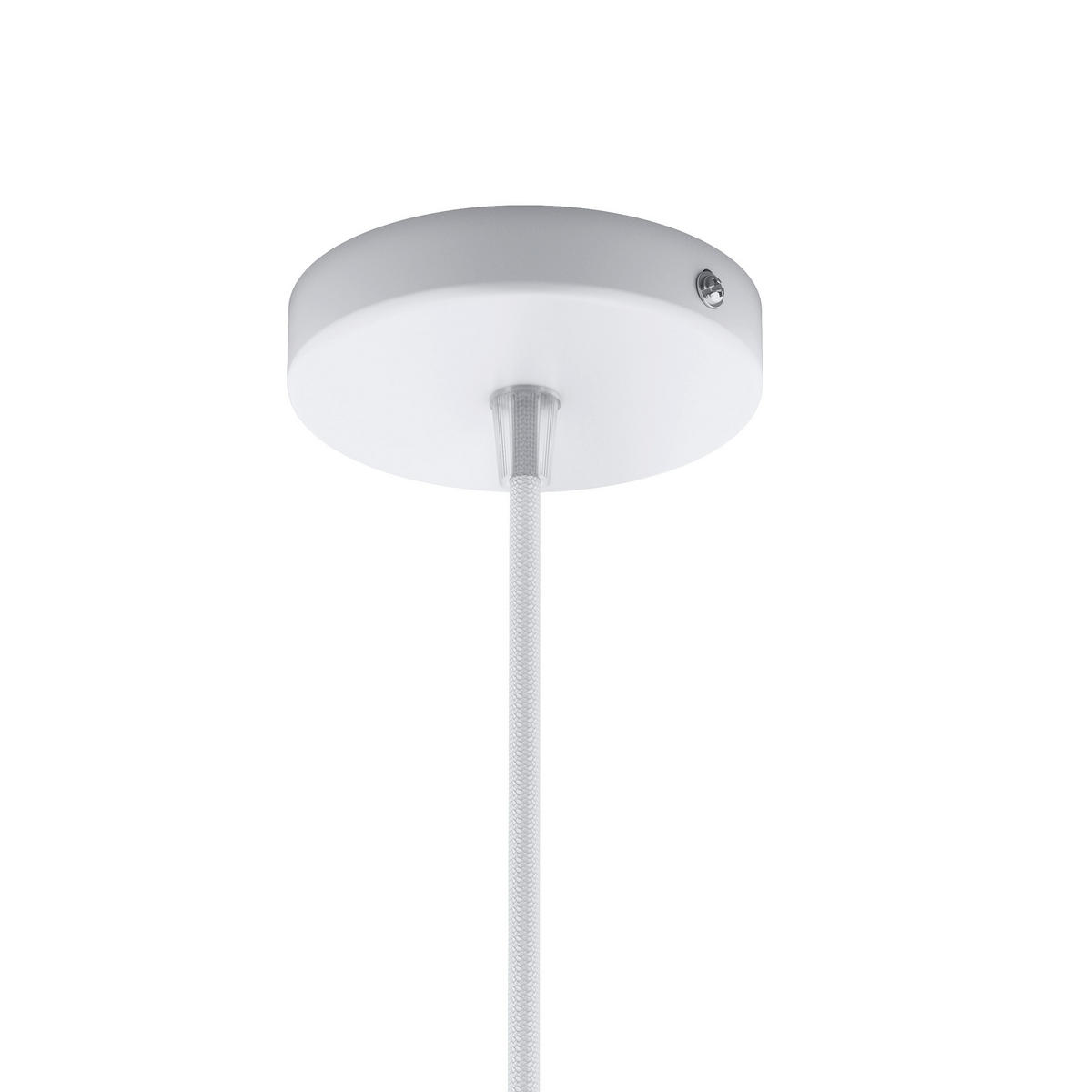 PENDELLEUCHTE ELISA weiss/Gold 15 W - Weiß, Metall (10/10/2cm) - Rendl