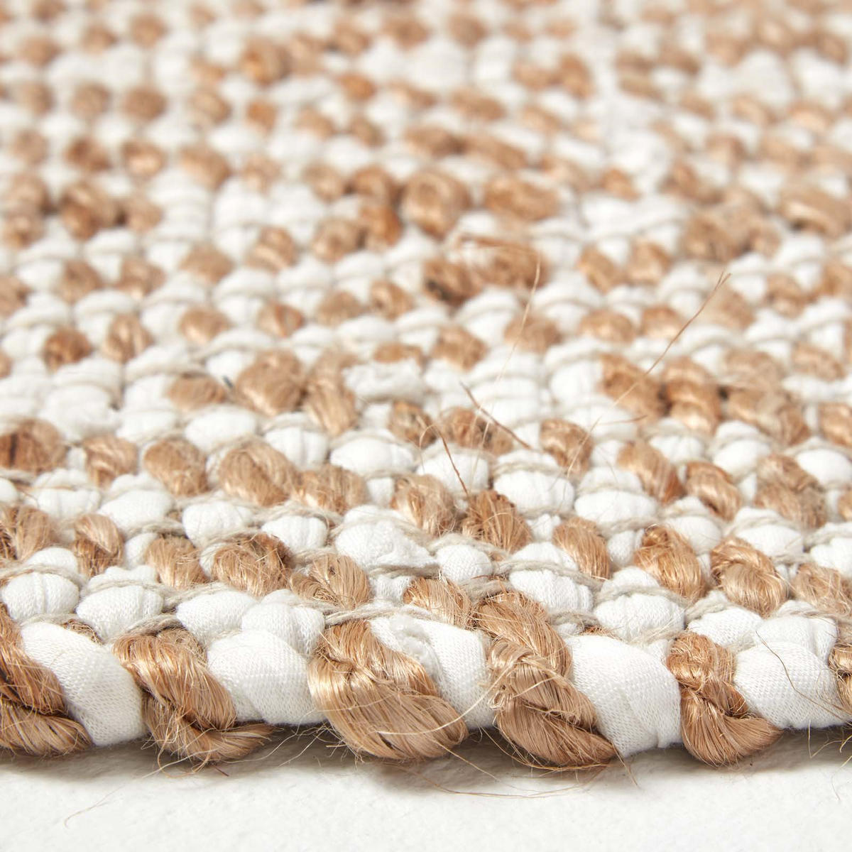 FLICKENTEPPICH Sierra geometrisch gemustert 120/170 cm - Naturfarben, Textil (120/170cm) - Homescapes