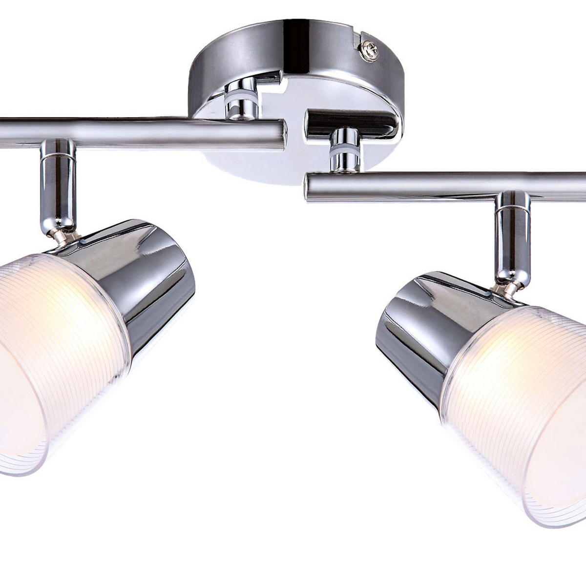 LED DECKENLEUCHTE TIEKA Silber - Silberfarben, Metall (60/60/15.5cm) - Globo Lighting