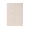 BAUMWOLLTEPPICH Ron handgewebt 160x230 cm - Creme, Naturmaterialien/Textil (160/230cm) - benuta