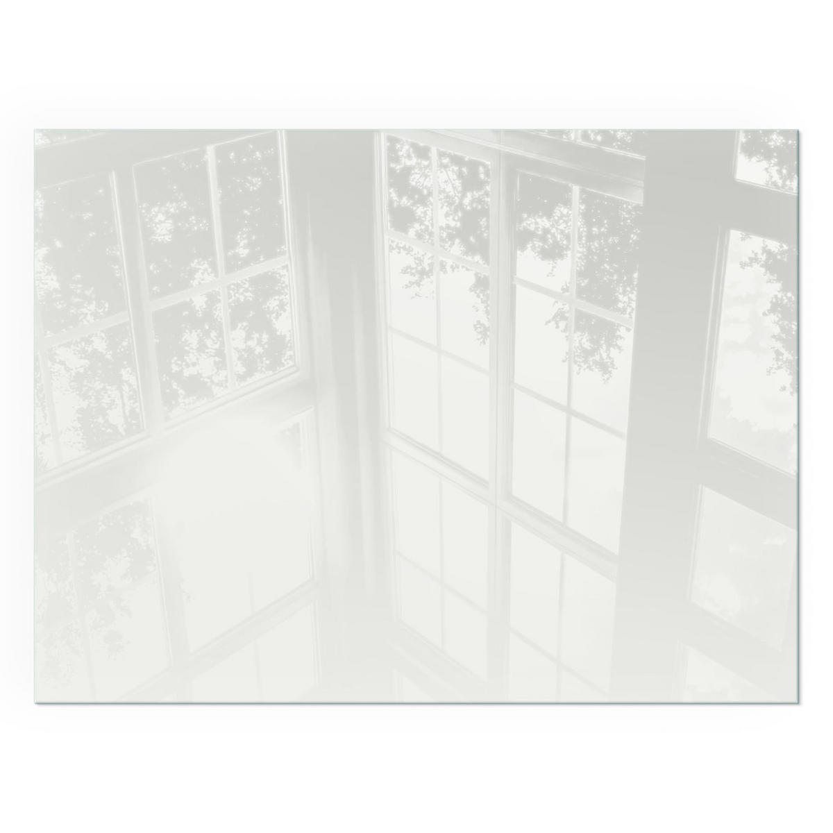 GLASPLATTE für Kamin 80x60 cm - Grau, Glas (80/60/0.4cm) - TULUP