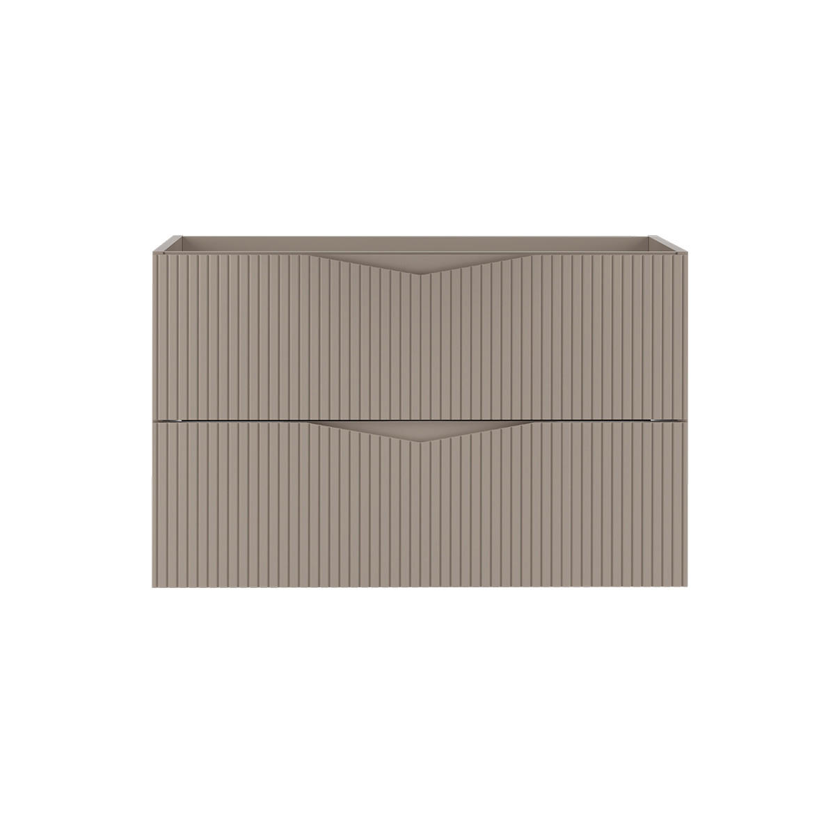 WASCHTISCHUNTERSCHRANK 80cm Tao Kaschmir - Beige, Holzwerkstoff (80/50/46.5cm) - Petits-meubles