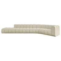 ECKSOFA modulares Sofa Tilmo-L2 - 490x194x70 cm Beige - Beige, Holzwerkstoff/Textil (490/194cm) - ALTDECOR