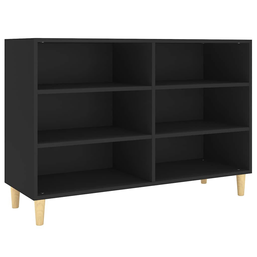 SIDEBOARD Schwarz 103,5/35/70 Cm Holzwerkstoff - Schwarz, Holz/Holzwerkstoff (103.5/70/35cm) - vidaXL