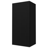 KÜCHENHÄNGESCHRANK Lamello W4/45 Schwarz Matt / Schwarz 45 / 32,5 / 96cm - Dunkelgrau/Schwarz, Holz/Holzwerkstoff (45/96/32.5cm) - Feldmann-Wohnen