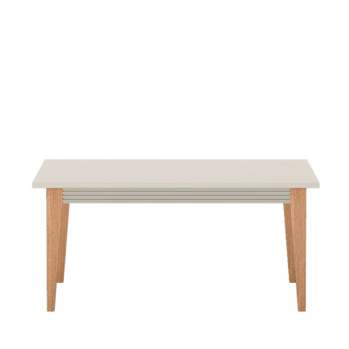 COUCHTISCH Windsor Kaschmir, auf hohen Holzbeinen - Kaschmir, Holzwerkstoff (68/90/40cm) - Bettso