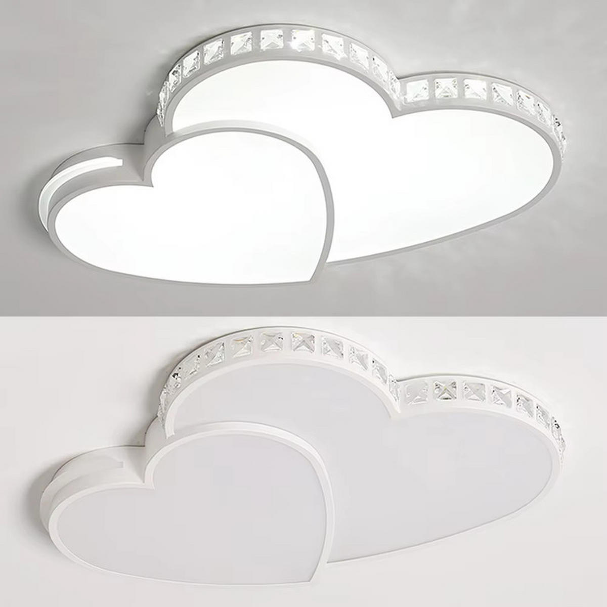 LED-DECKENLEUCHTE 52/40/6 cm Weiß - Weiß, Kunststoff (52/40/6cm) - Coonoor